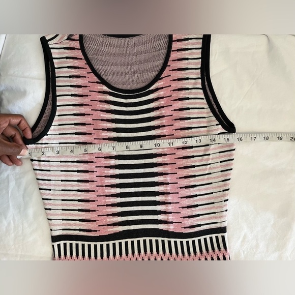 REVOLVE RONNY KOBO 100% Silk Thick Knit Sleeveless Fit Flare Dress Size Small - Picture 8 of 10